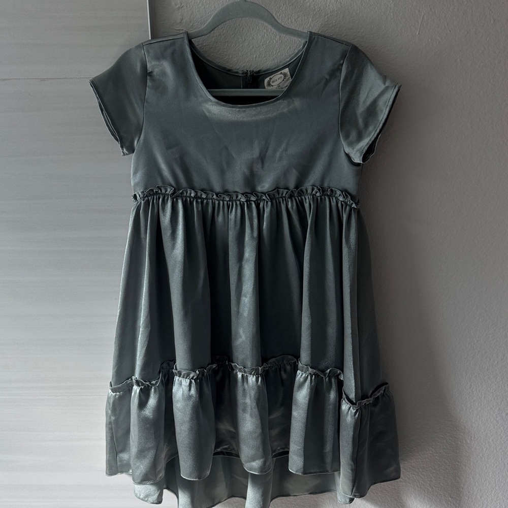 Elegant Gray Kids Dress